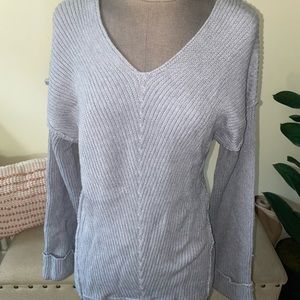 Womens chunky grey sweater